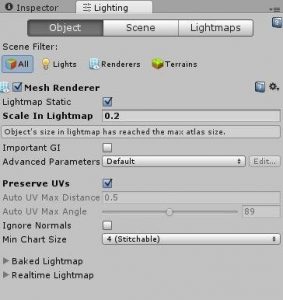 Unity Light Baking
