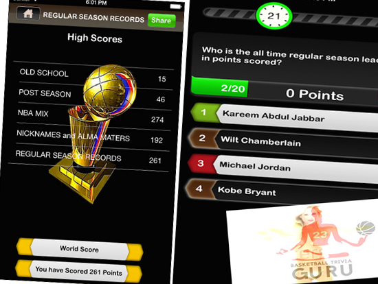 basketball trivia guru