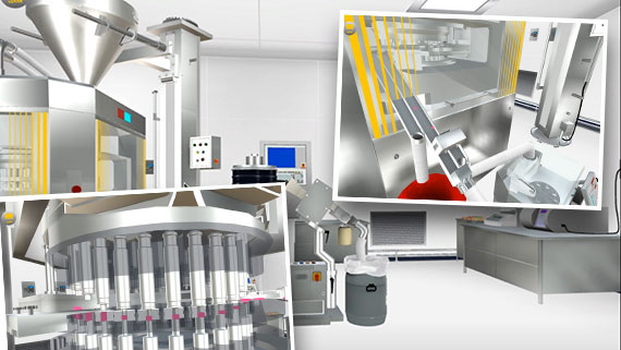 Pill production VLC app