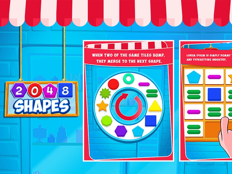 2048 Shapes Game