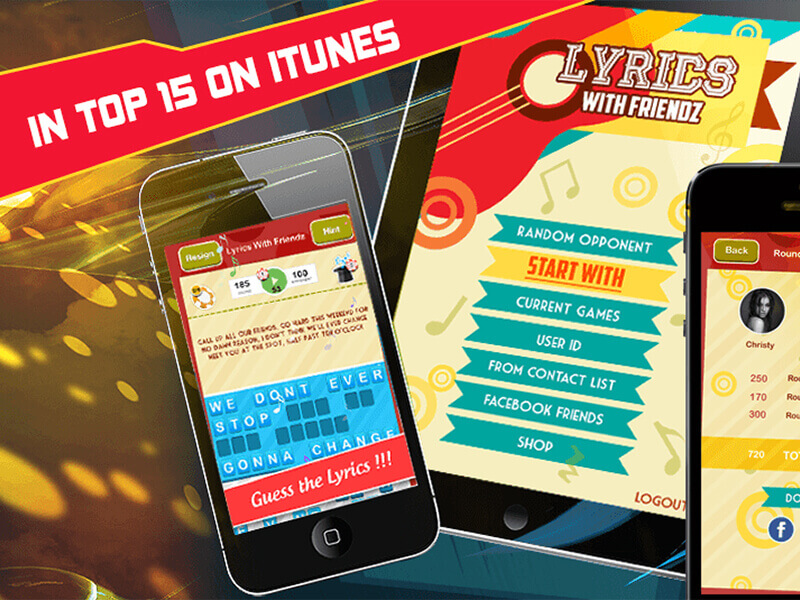 Lyrics With Friends Game