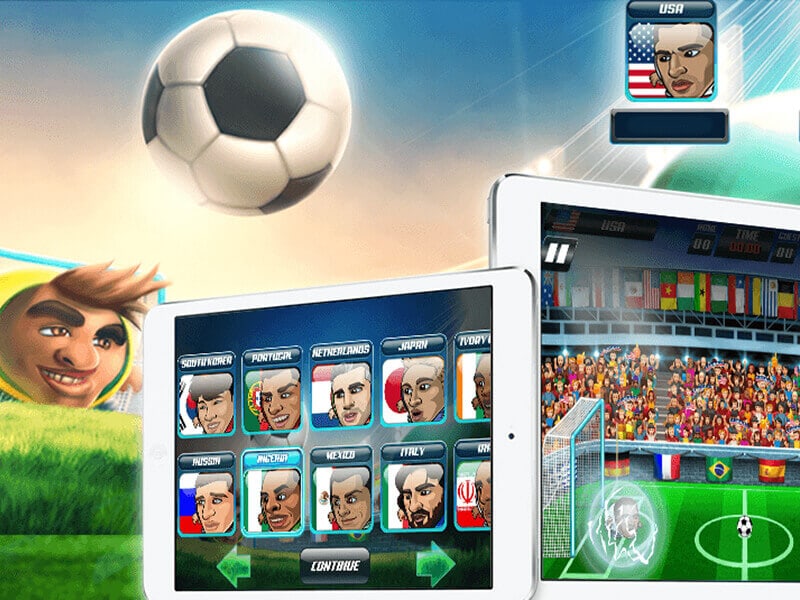 Slime Soccer game screenshot