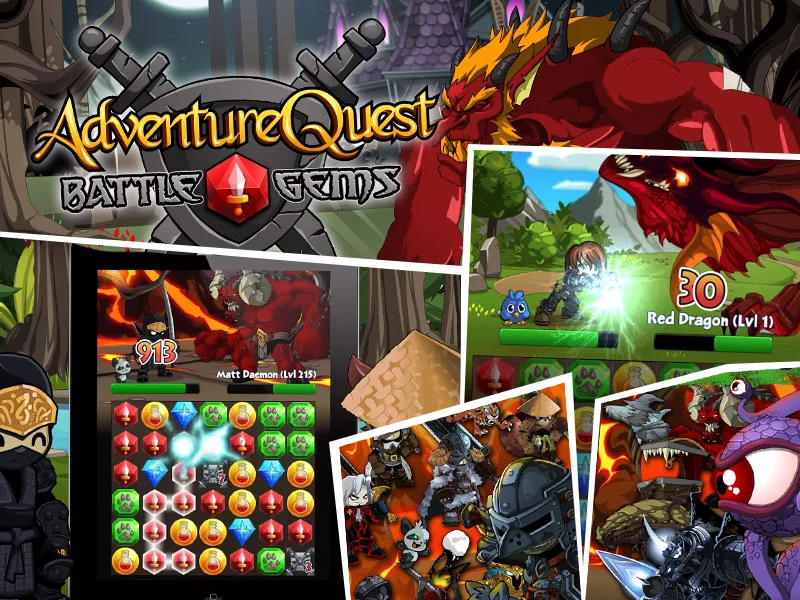 Battle Gems Adventure game