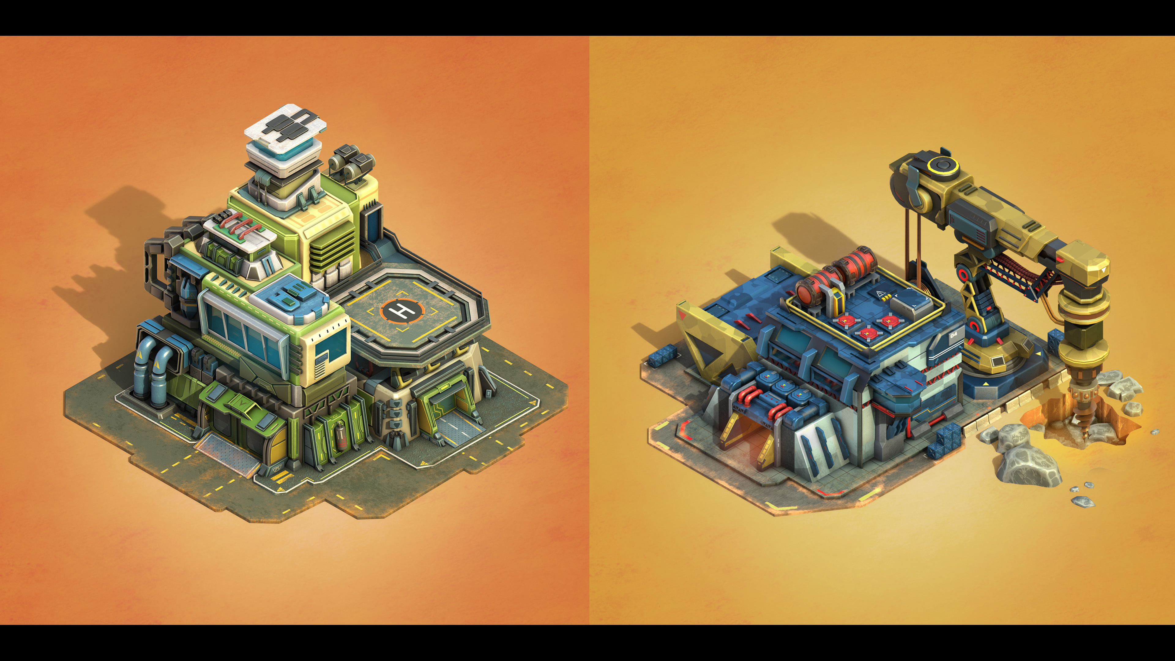 3D environment design