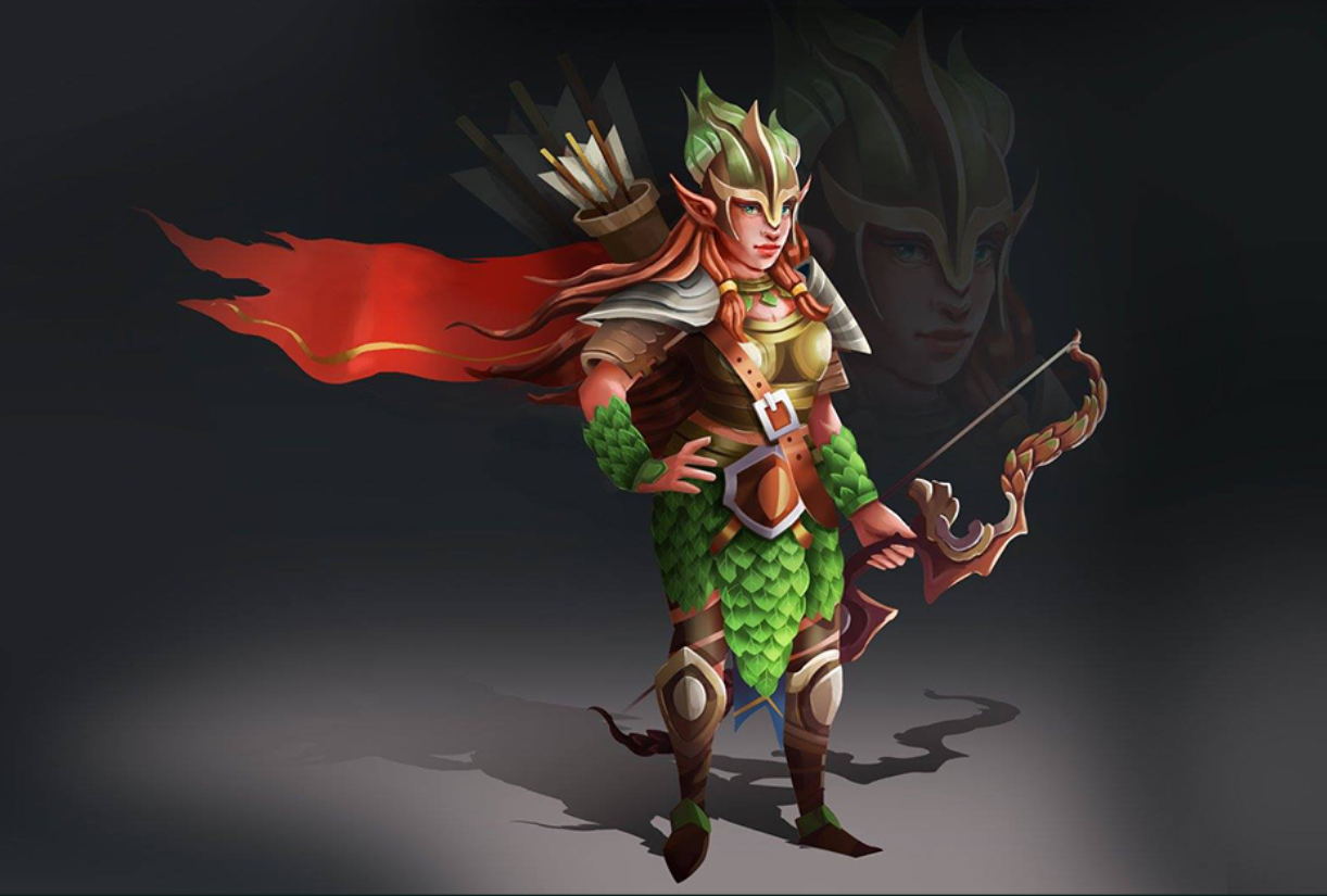 Stylized Archer Character