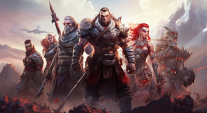 warrior characters in a game