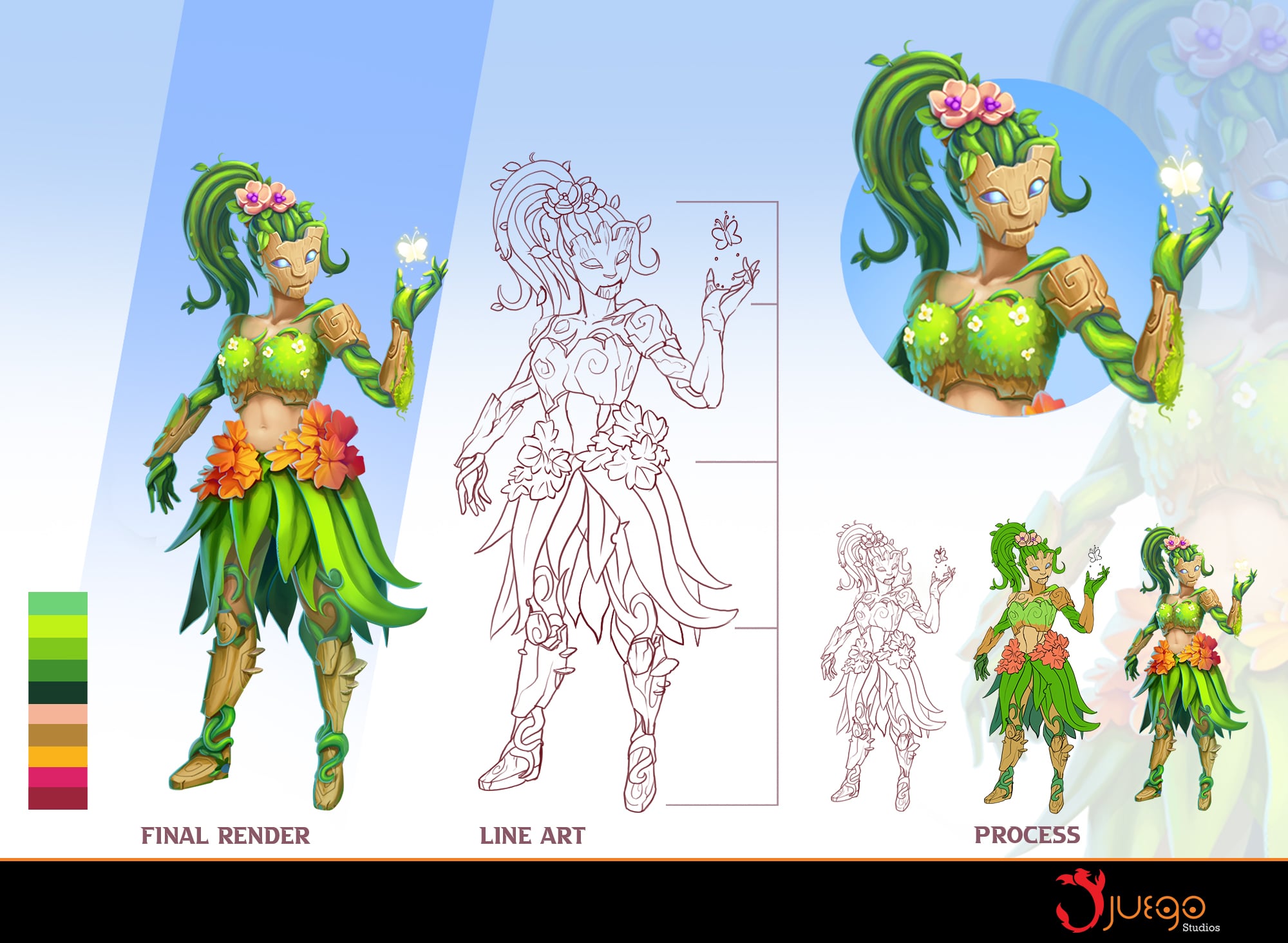 Stylized character designs