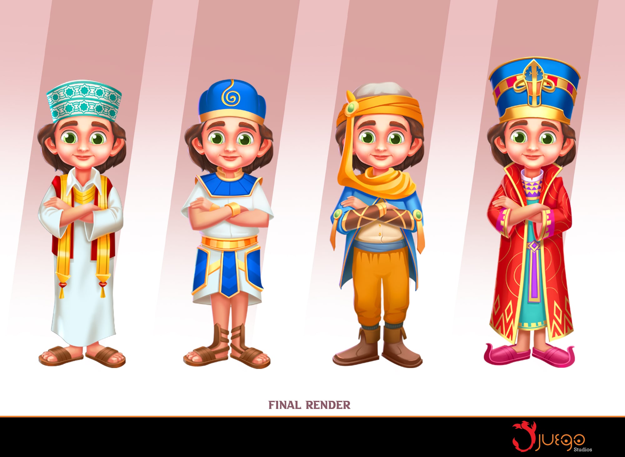 Stylized character designs