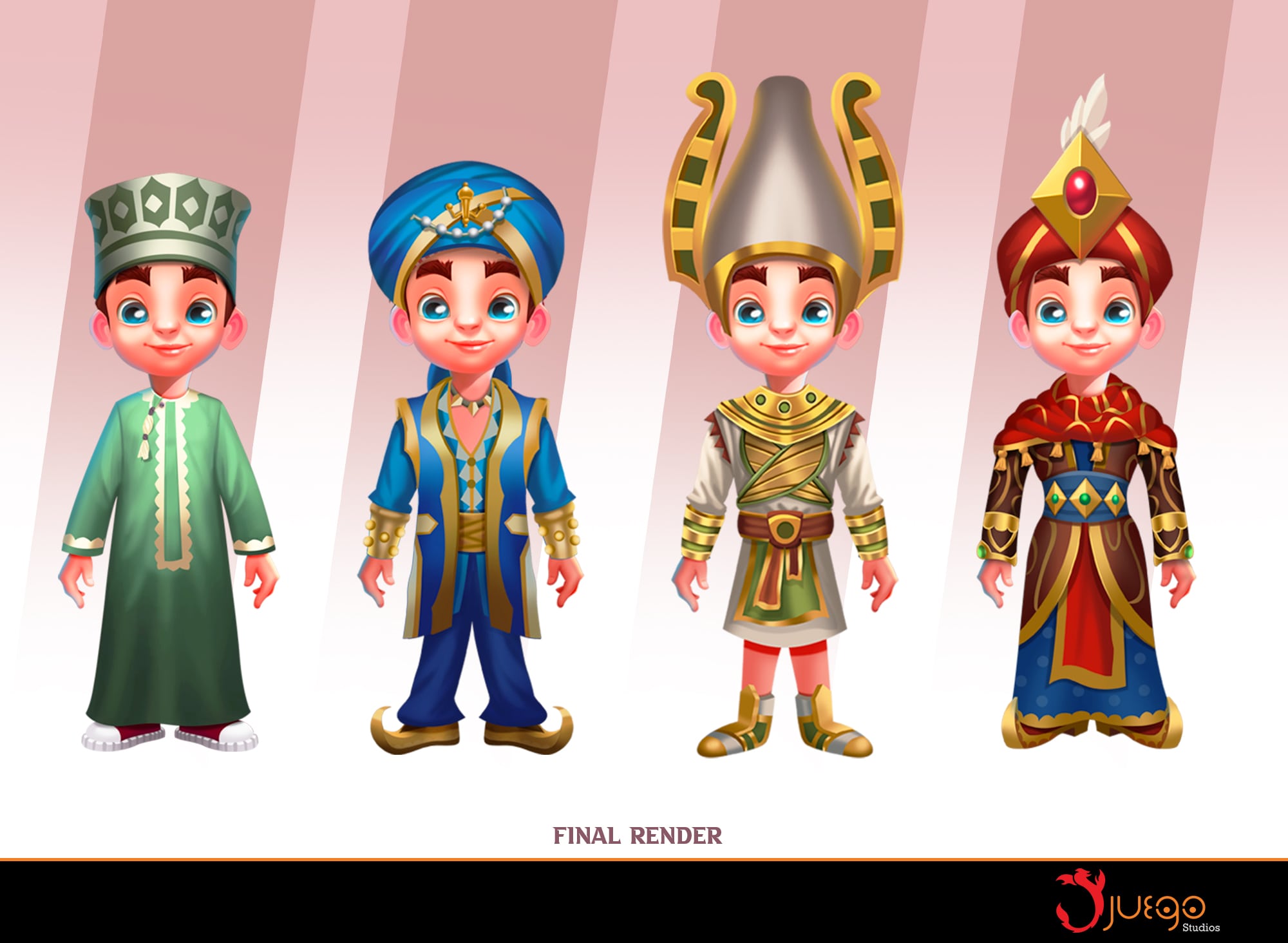 Stylized character designs