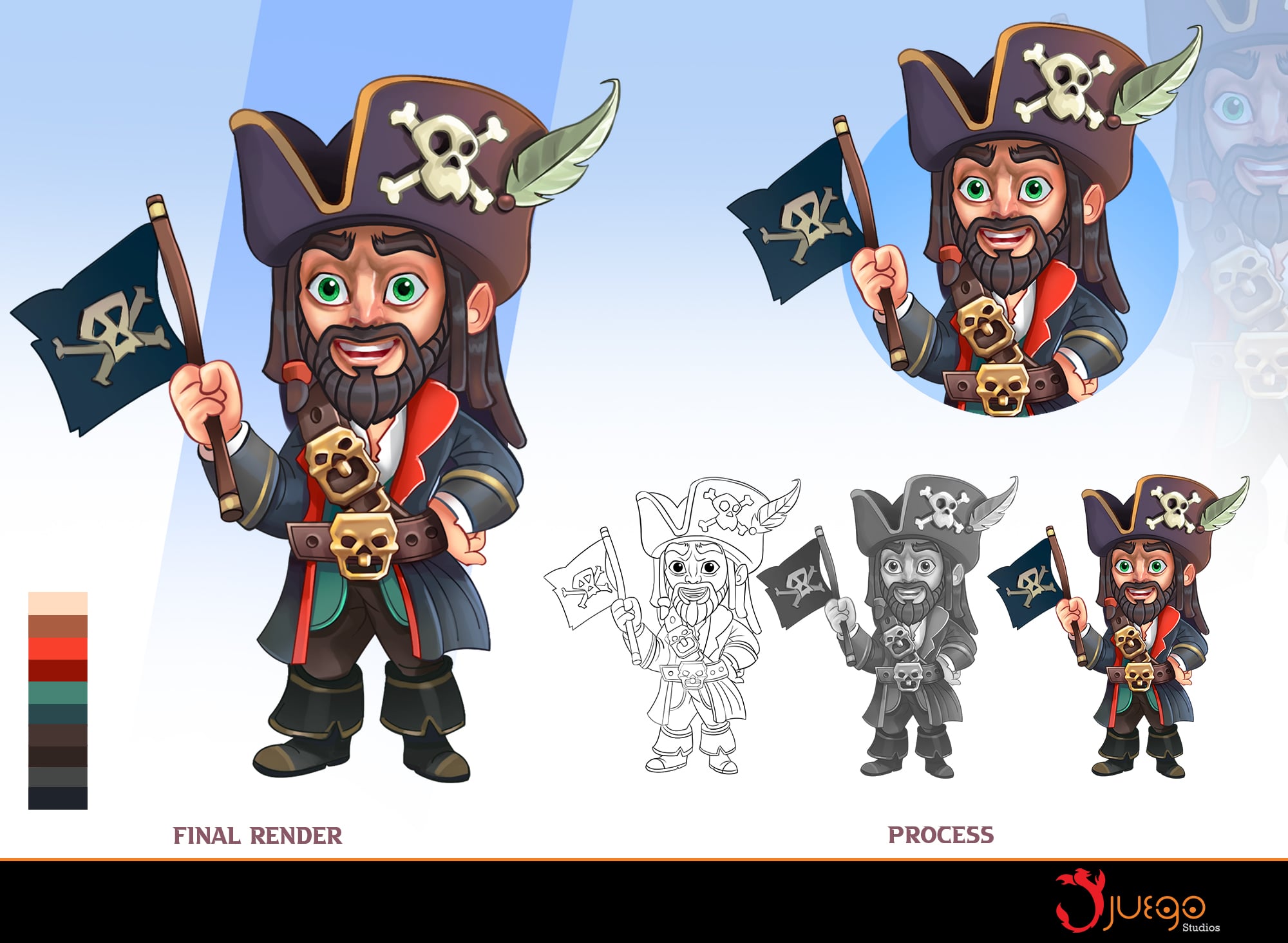 Stylized character designs