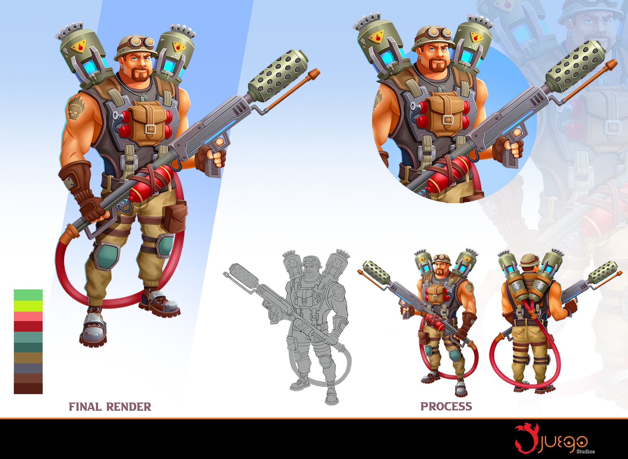 Stylized character designs