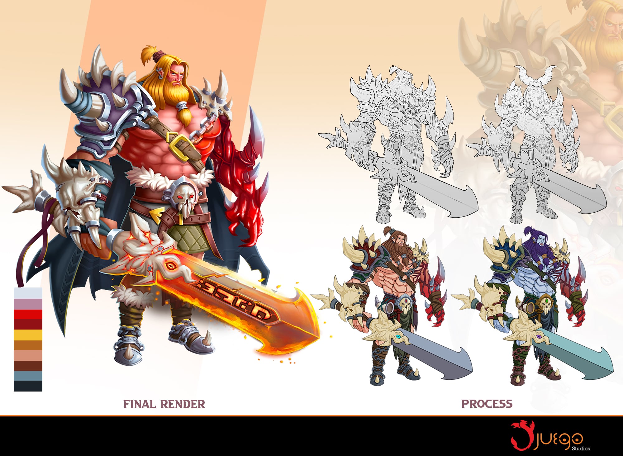 Stylized character designs