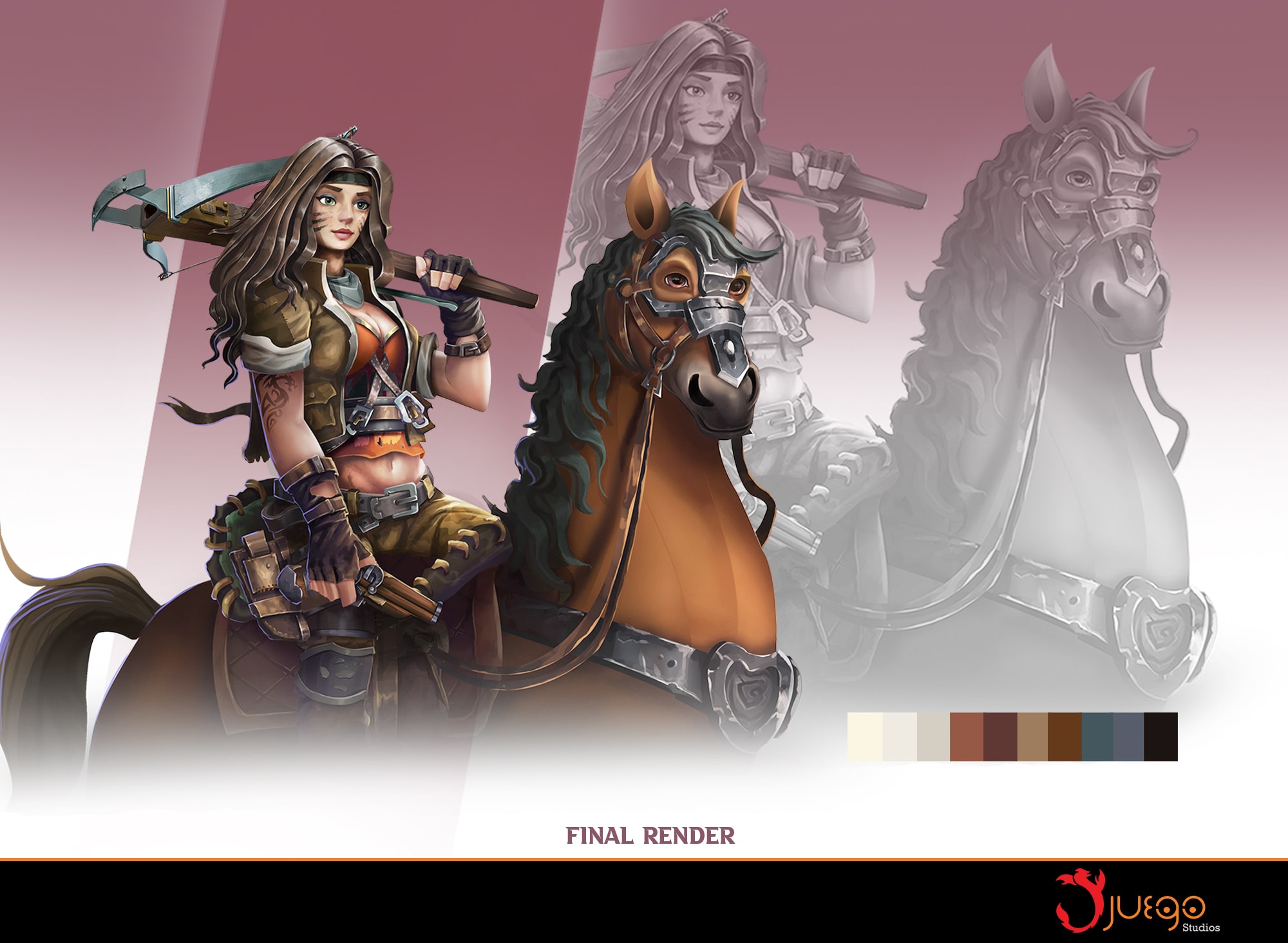 Stylized character designs