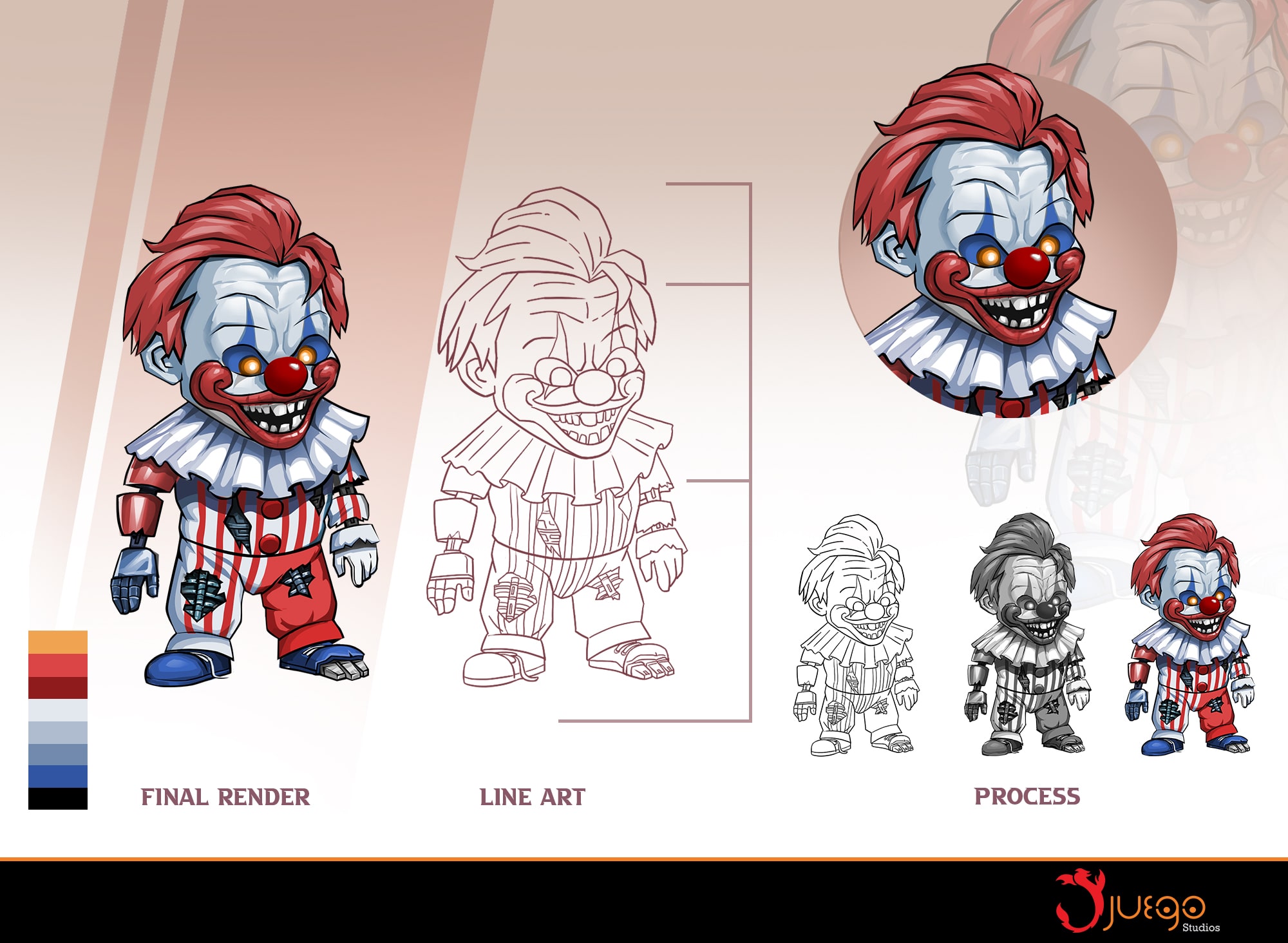 Stylized character designs