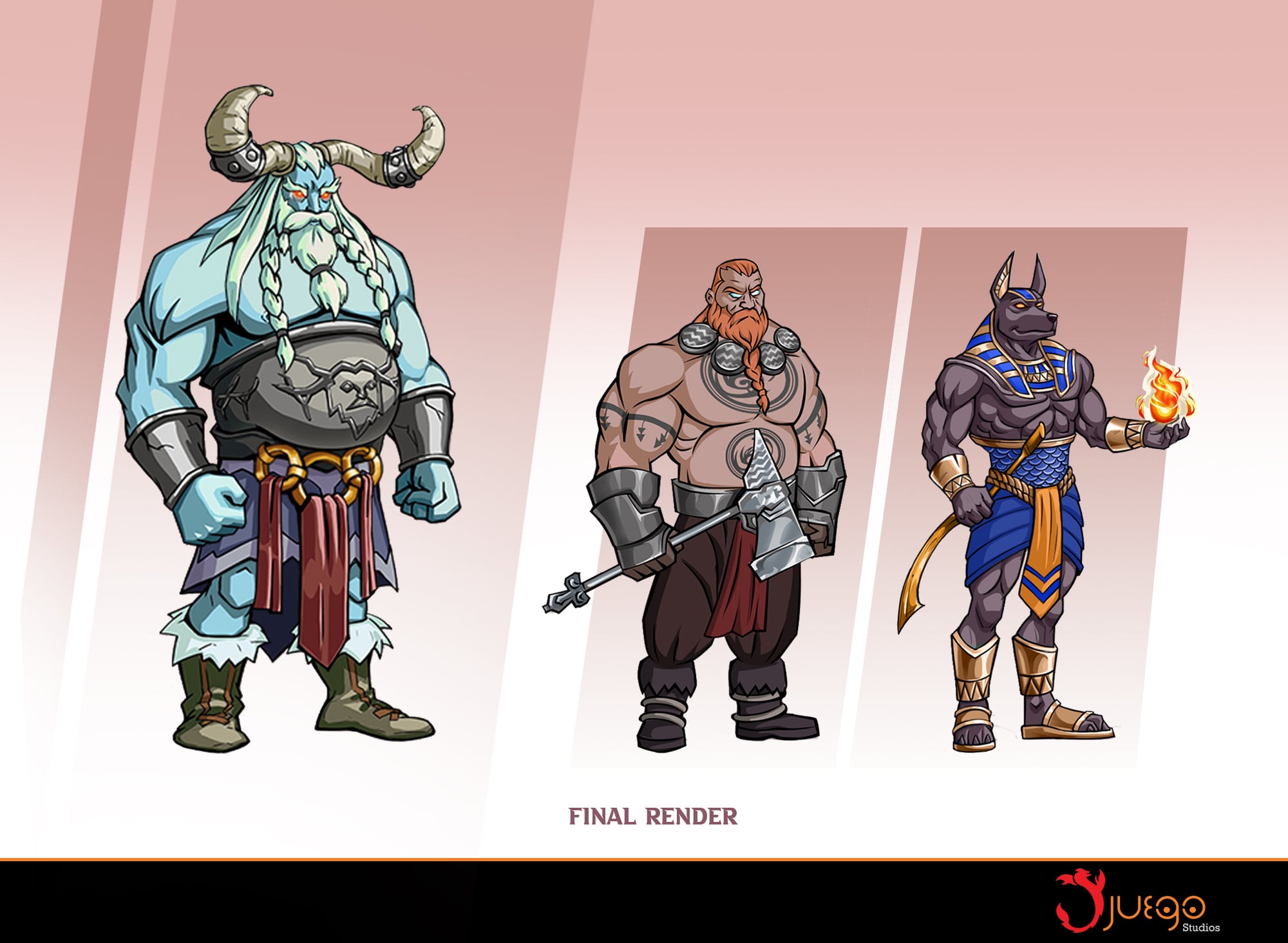 Stylized character designs