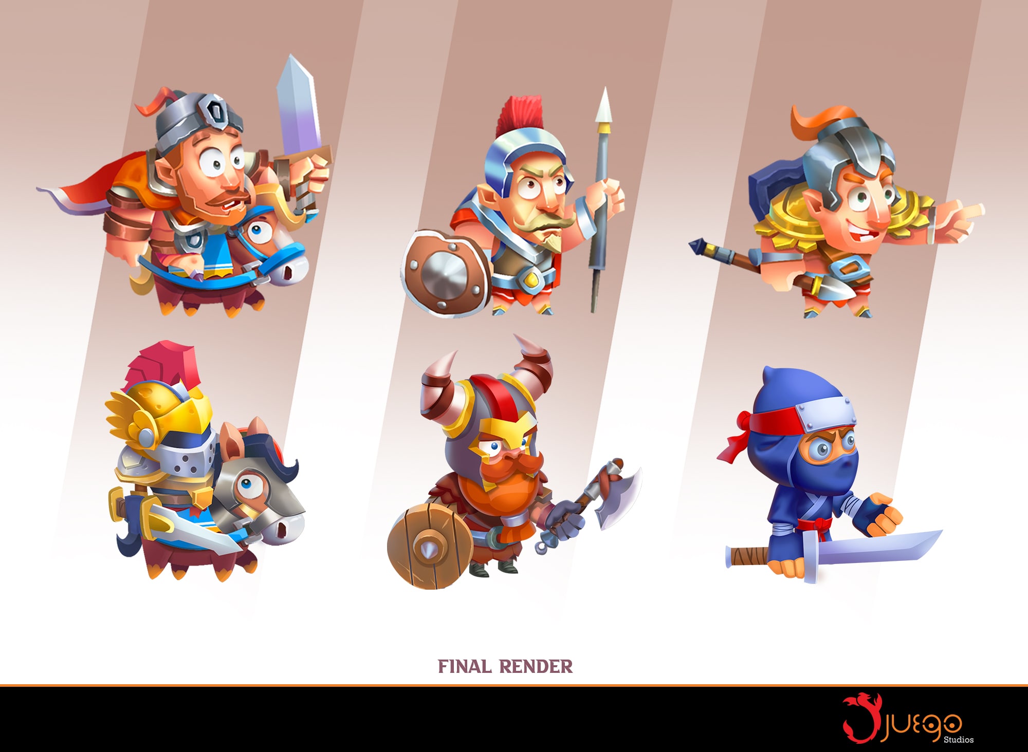 Stylized character designs