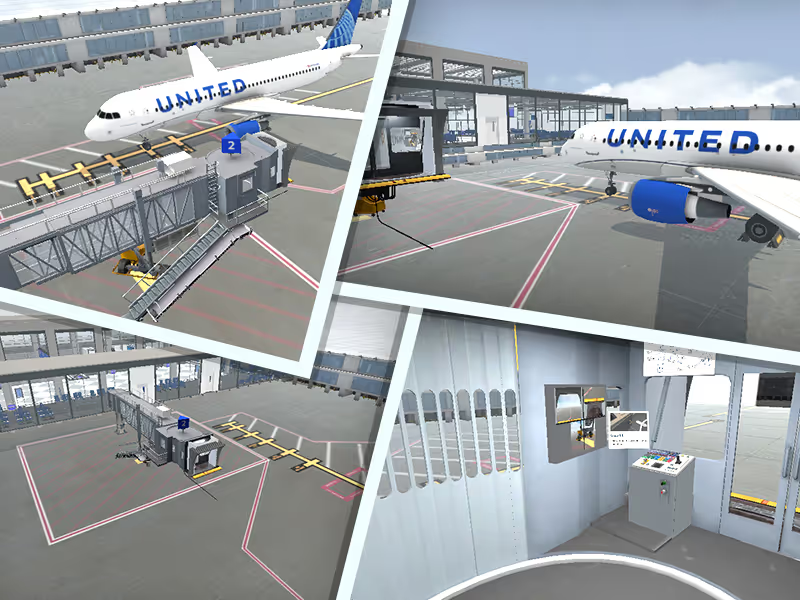 UNITED - JET BRIDGE OPERATOR
