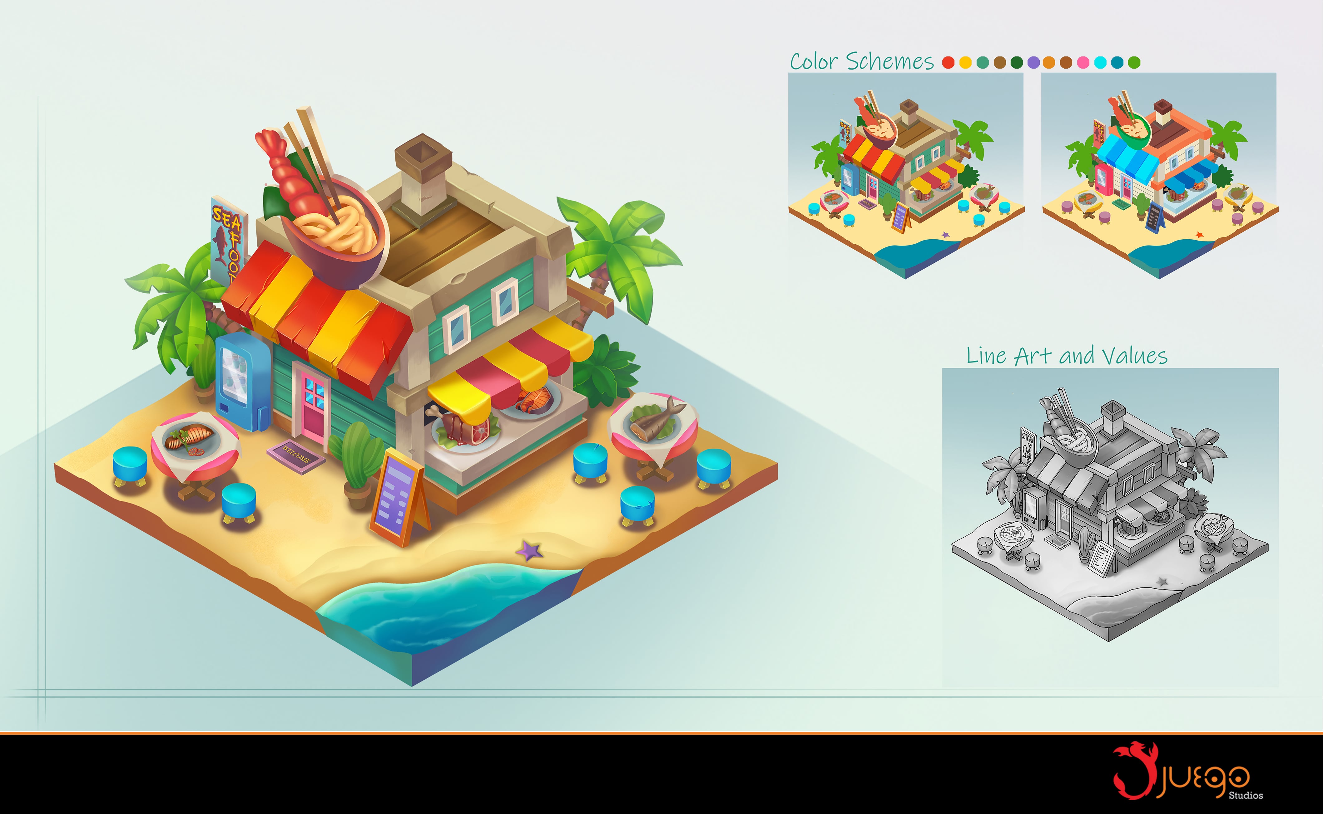 Isometric asset design
