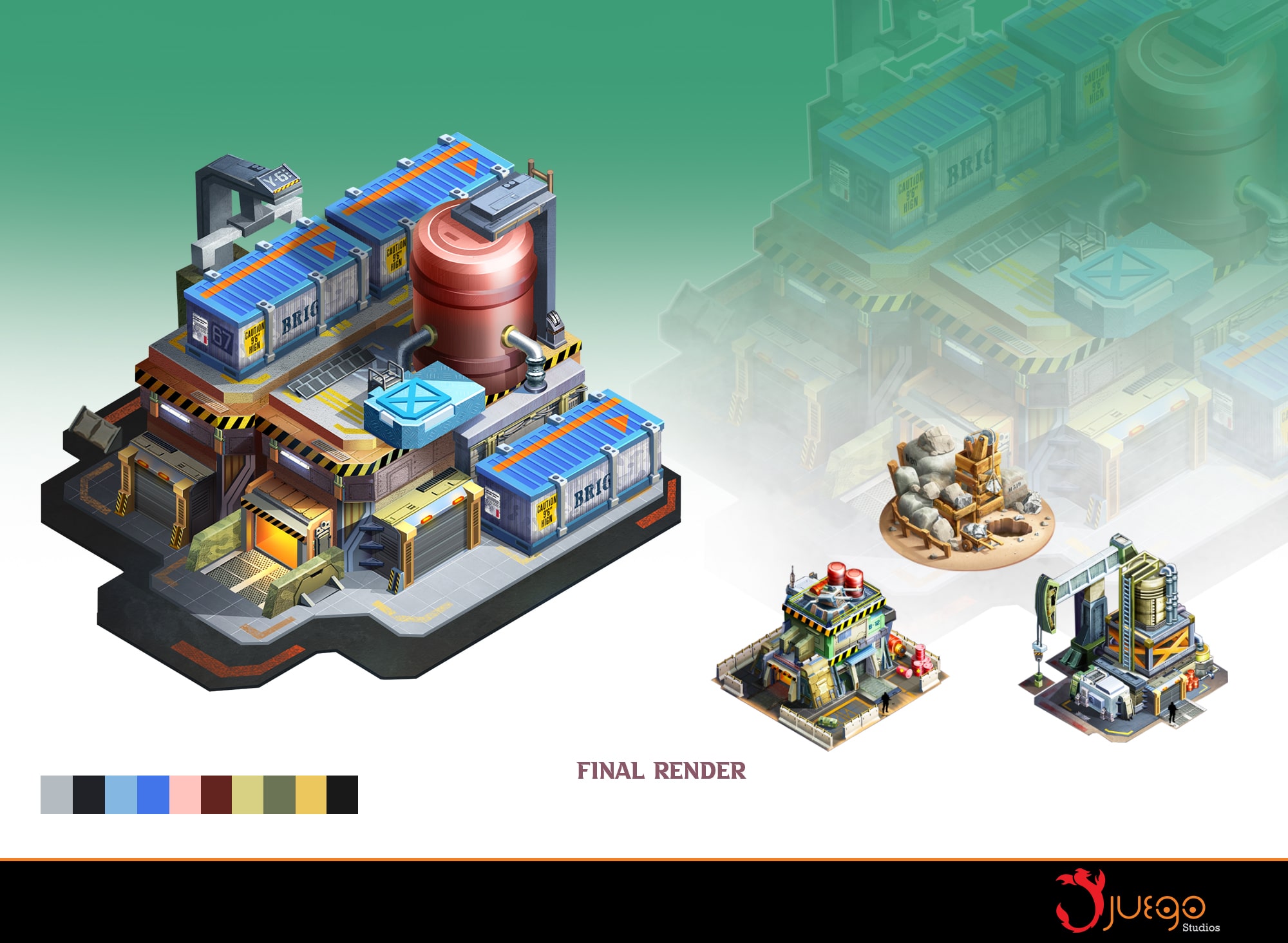 Isometric asset design