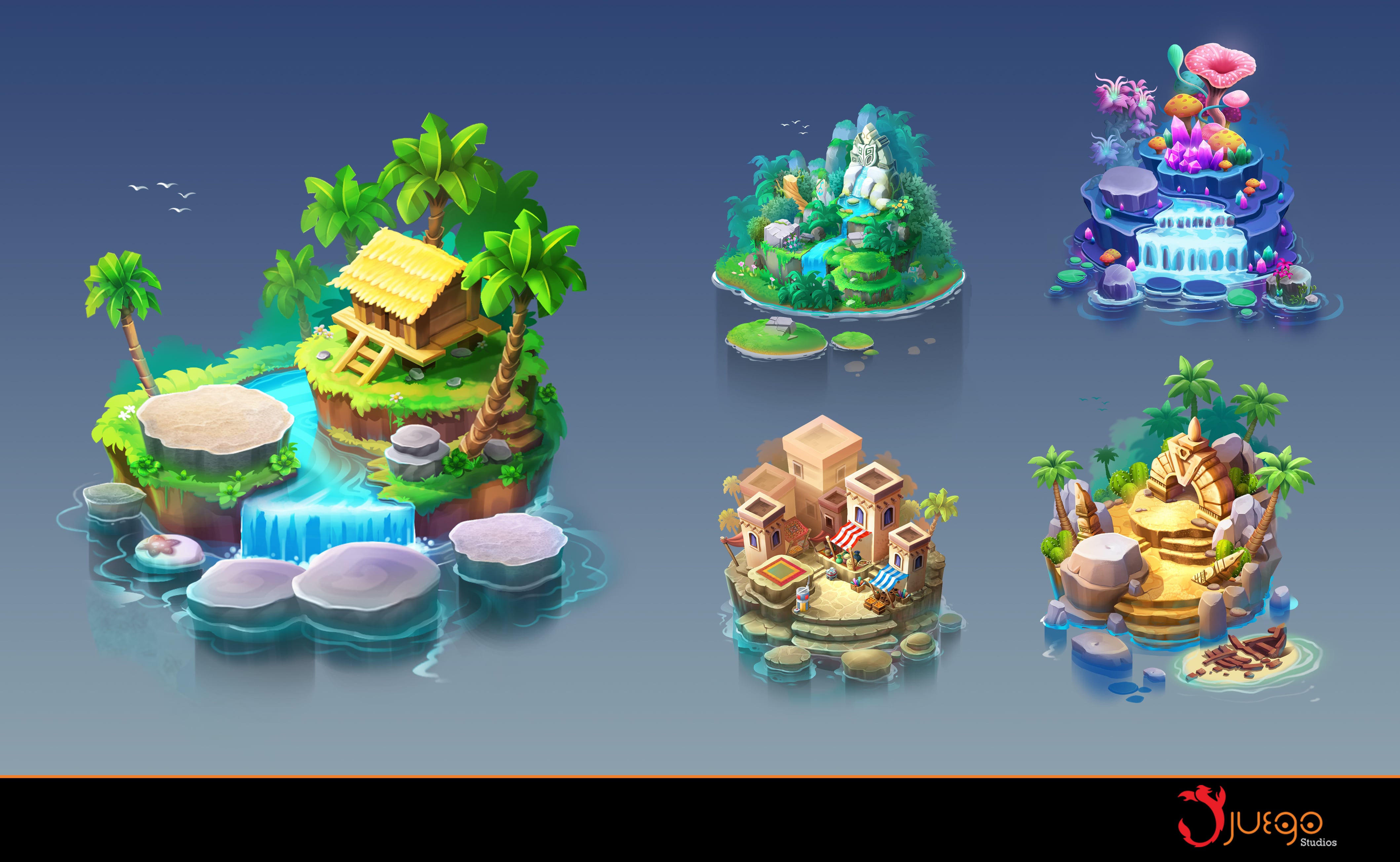 Isometric asset design