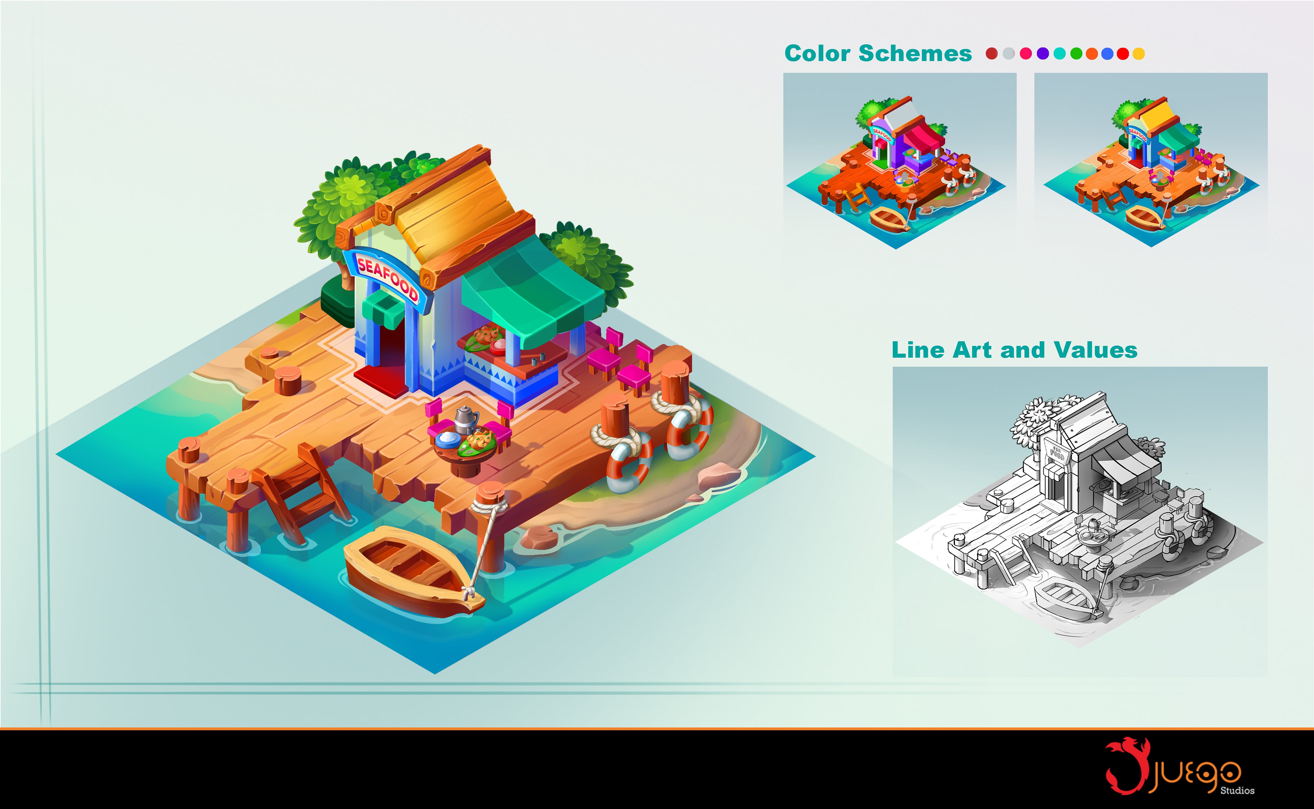 Isometric asset design