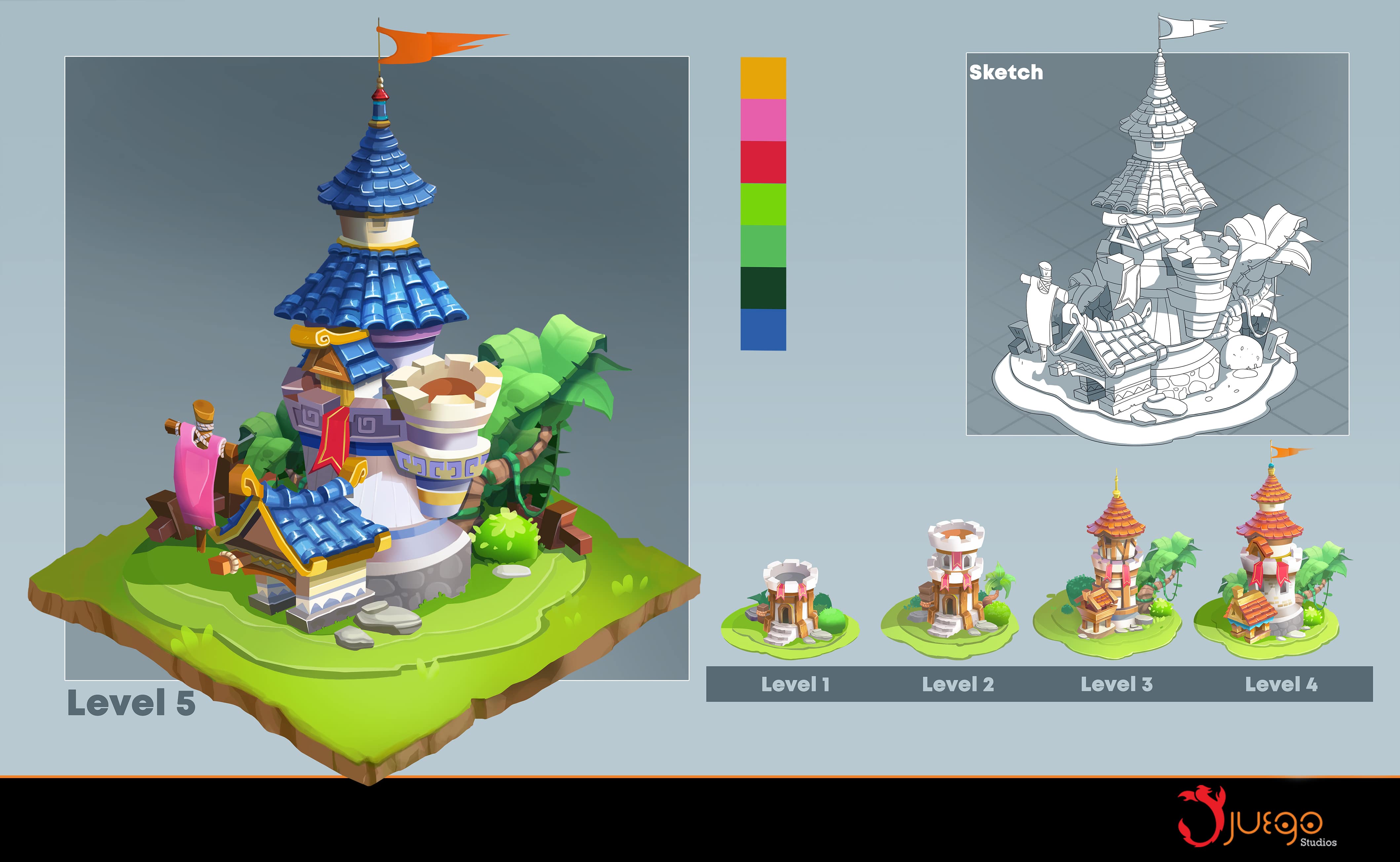 Isometric asset design