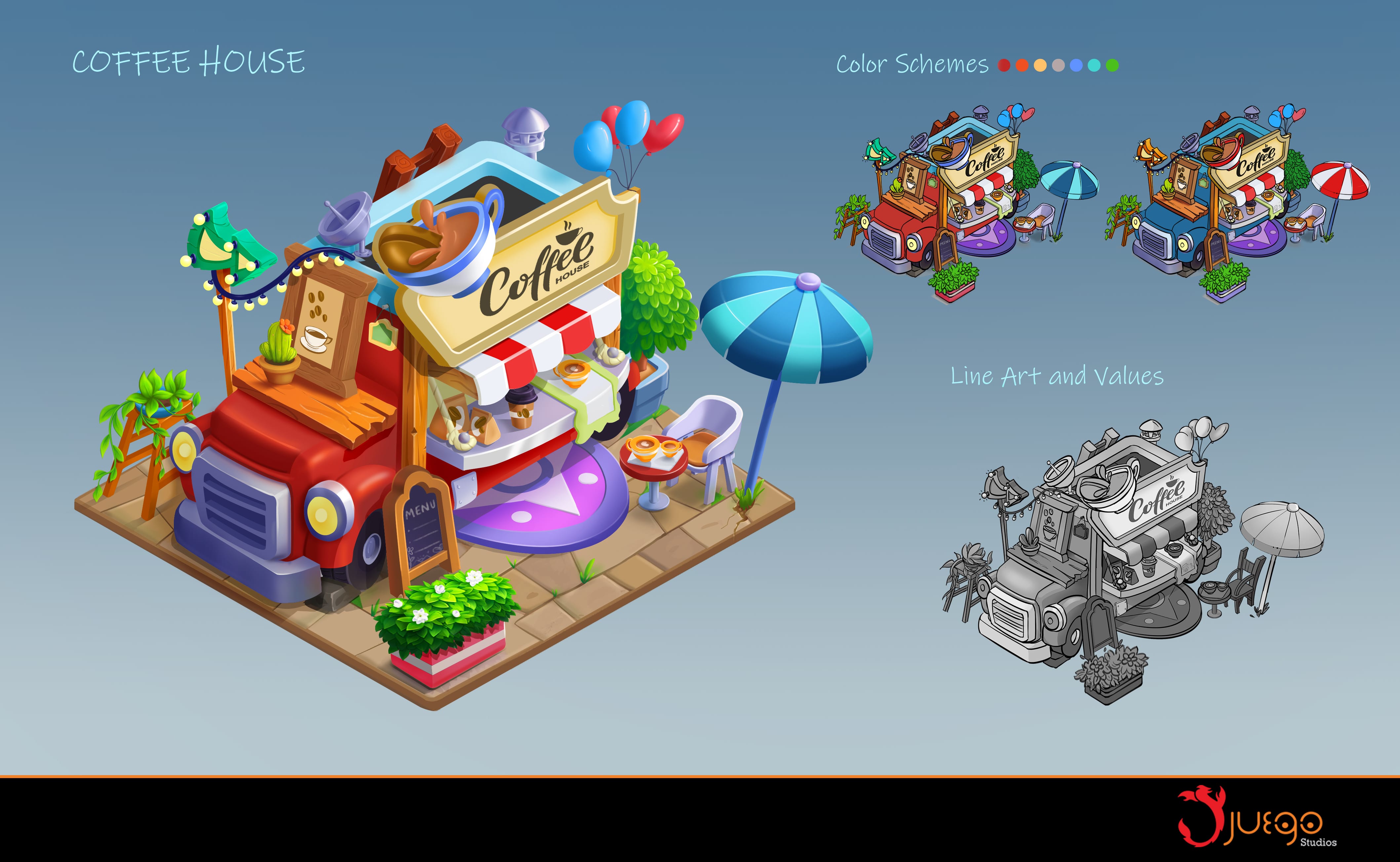 Isometric asset design