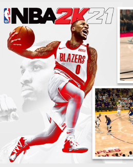 NBA game promotional artwork