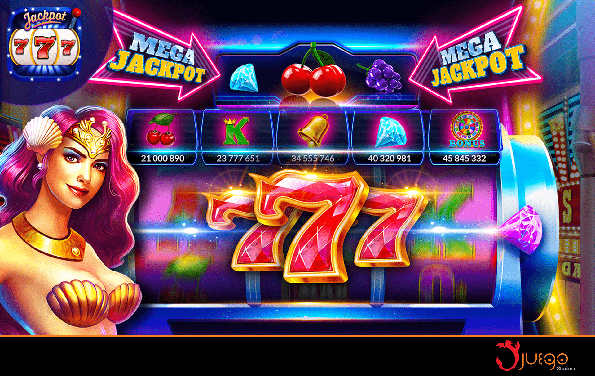 Slot game art designs