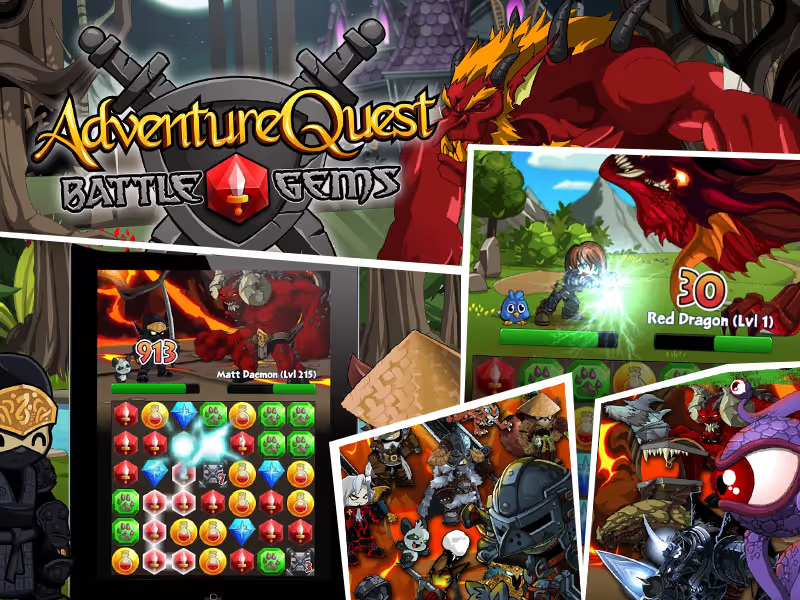 Battle Gems game illustration