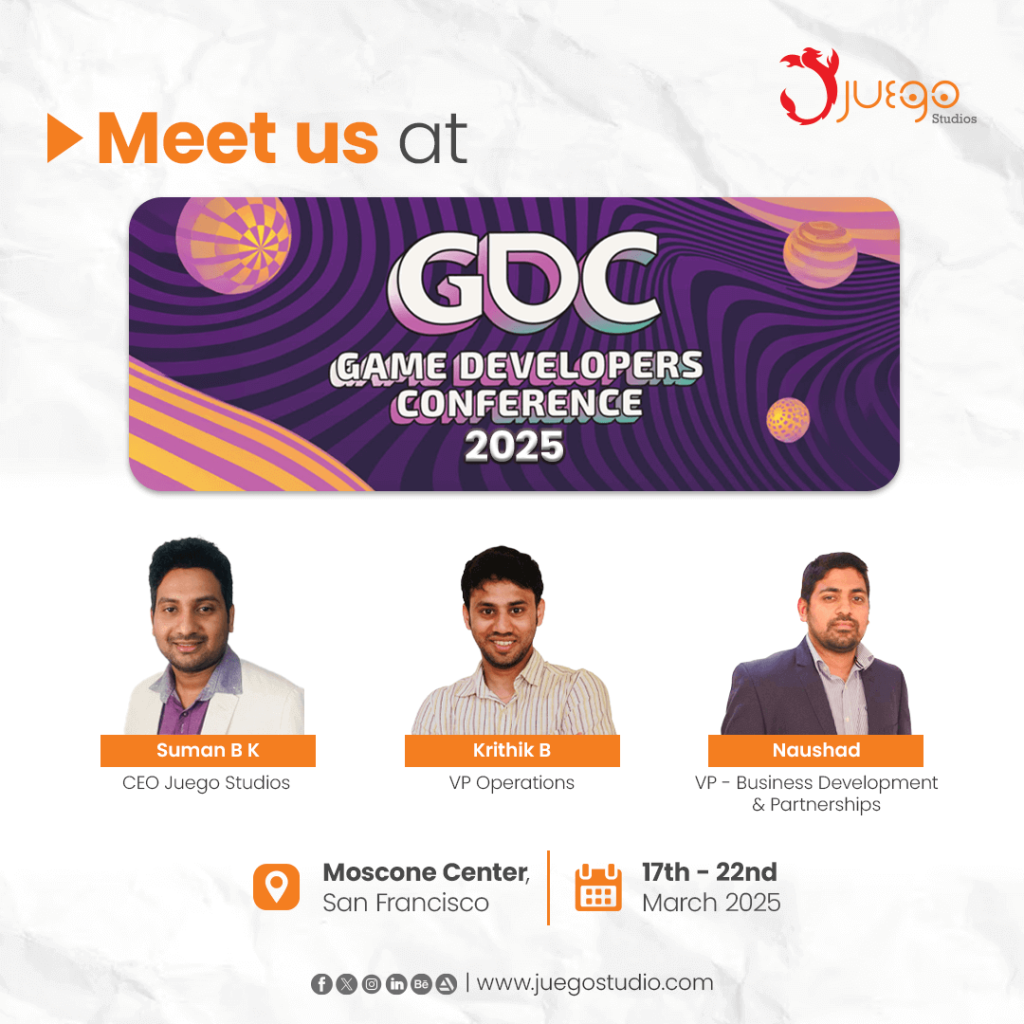 Meet our team at GDC 2025 - Juego Studios